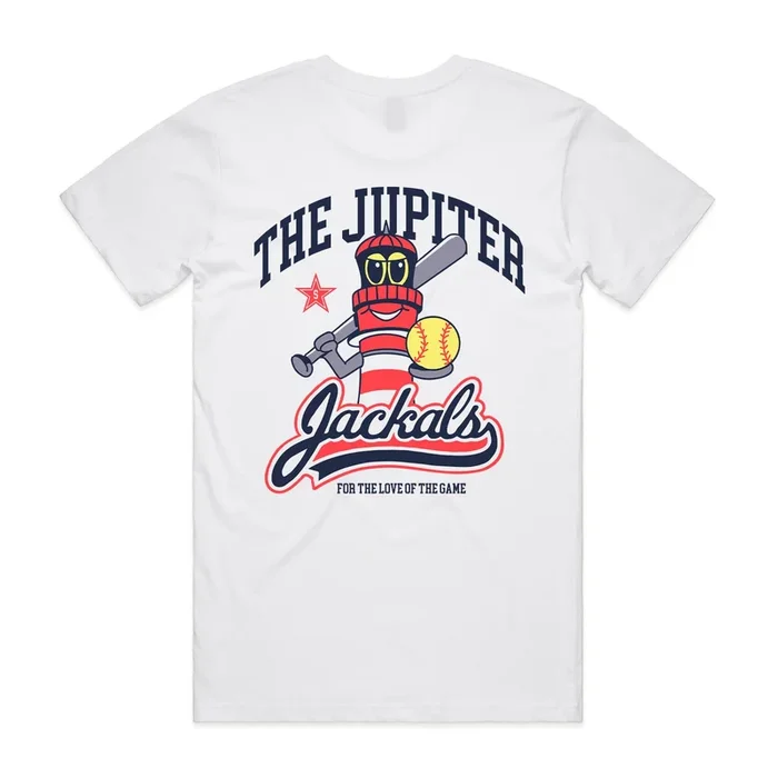 Jupiter Jackals White T Shirt