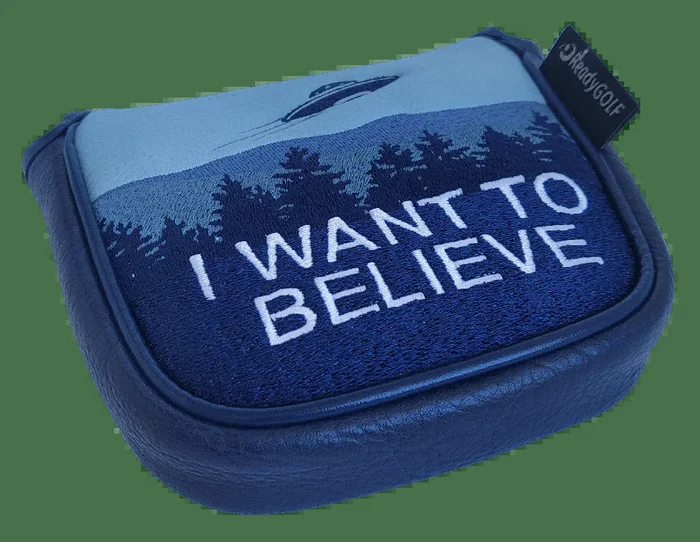 L.A.B. DF3 Embroidered Center Shaft Putter Cover by ReadyGOLF – I Want to Believe