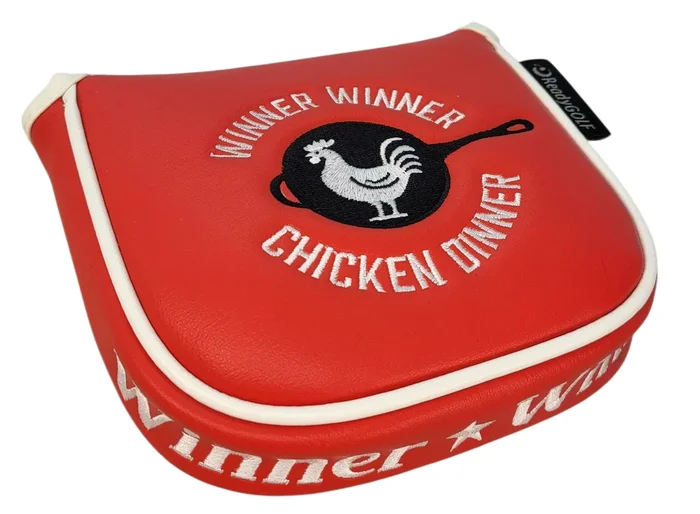 L.A.B. DF3 Embroidered Center Shaft Putter Cover by ReadyGOLF – Winner Winner Chicken Dinner