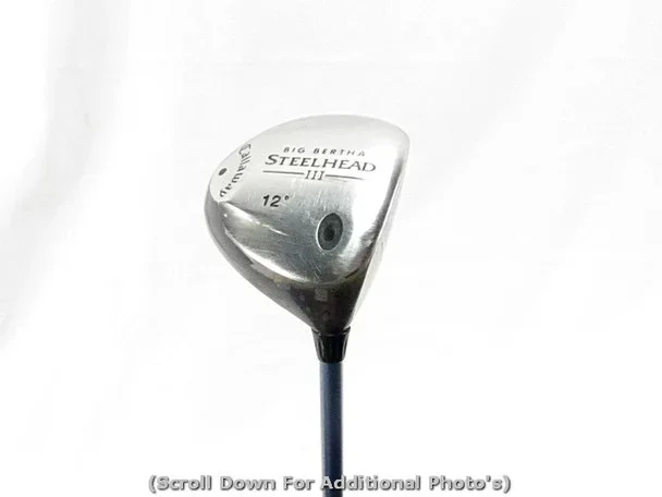 LADIES Callaway Steelhead III Driver 12* w/ Factory Graphite (6/10) (Out of Stock)
