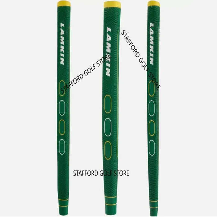 Lamkin Sink 2017 Majors Golf Putter Grip 11″/13″ Round/13″ Squared Green/Yellow