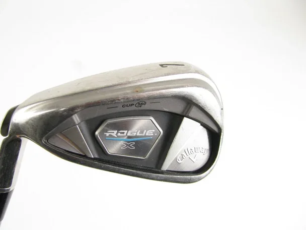 LEFT HAND Callaway Rogue X Single 7 iron with Graphite Catalyst 60 Regular