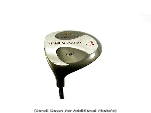 LEFT HAND LADIES Delta Ti Oversize Fairway 3 Wood 18* w/ Factory Steel (7/10) (Out of Stock)