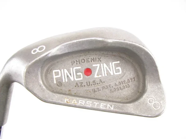 LEFT HAND Ping Zing RED DOT 8 iron with Steel Stiff