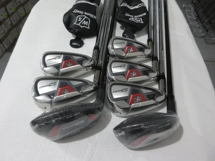 Left-Handed Wilson D250 Iron Set – 4H, 5H, 6-PW – Uniflex Graphite & Steel – NEW