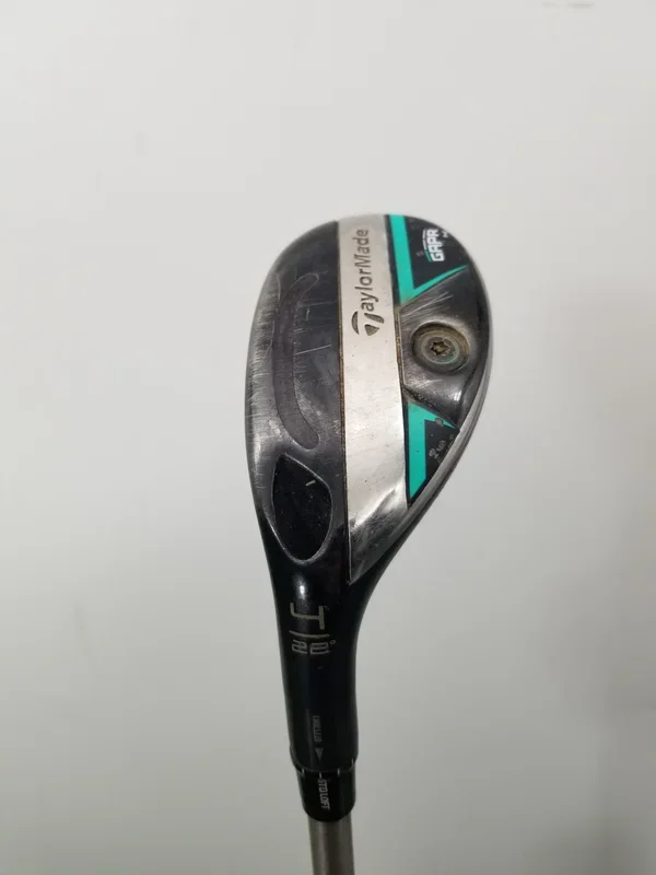 LEFTY 2019 TAYLORMADE GAPR HI 4 HYBRID 22* STIFF AEROTECH STEELFIBER I95 GOOD