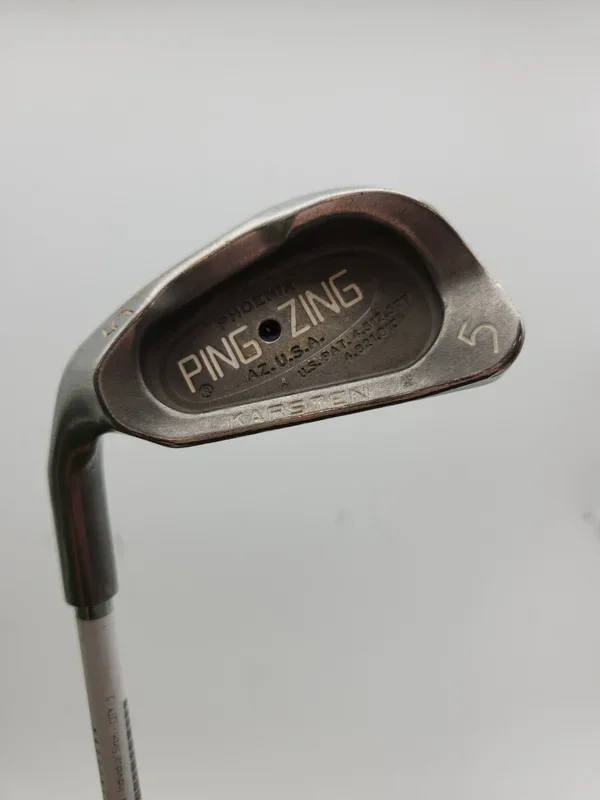 LEFTY PING ZING 5 IRON STIFF KARSTEN JZ 38″ GOOD