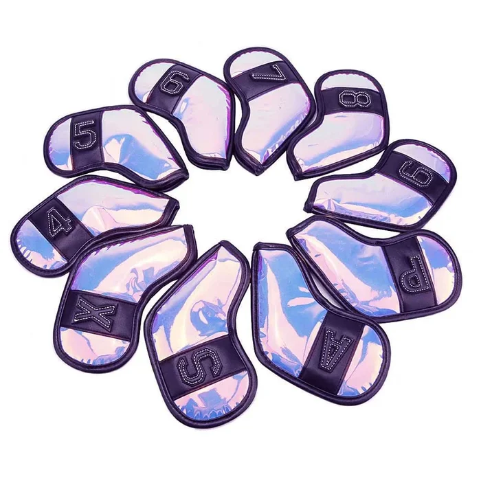 Lesmart 10Pcs/set Embroidery Number Golf Iron Headcover