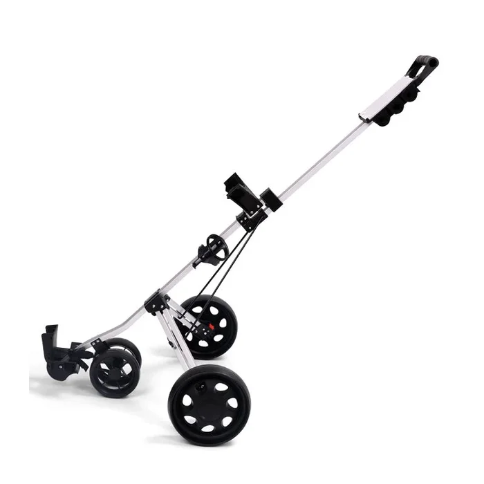 Lesmart 4-Wheel Foldable Golf Pull Cart with Score Board