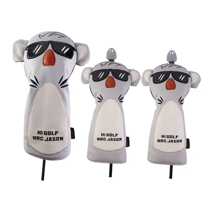 Lesmart Koala Golf Club Head Covers for Driver Fairway Woods (3 Pcs)