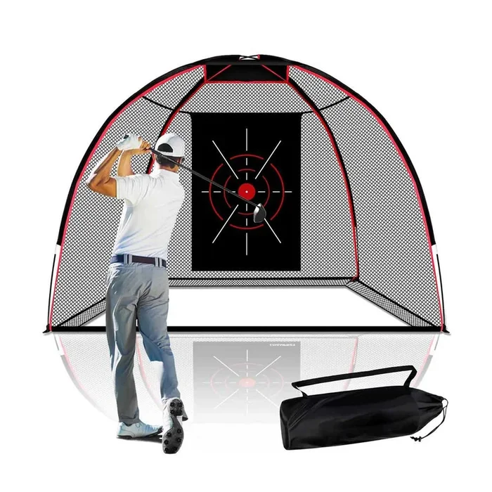 Lesmart Upgraded TEPRO 10′ x 7′ Golf Hitting Net with Impact Target