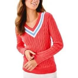 Lilly Pulitzer Womens Brockton Golf Sweater