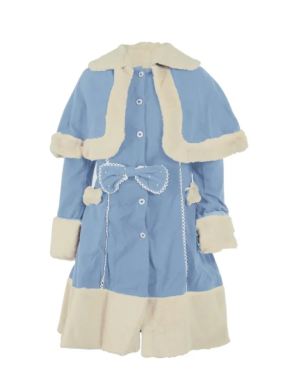Lolita Bow Costume Dress, Kawaii Long Sleeve Costume Dress, Women’s Clothing