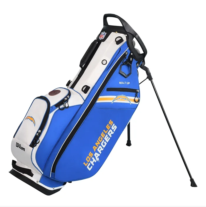 Los Angeles Chargers Wilson Stand Golf Bag