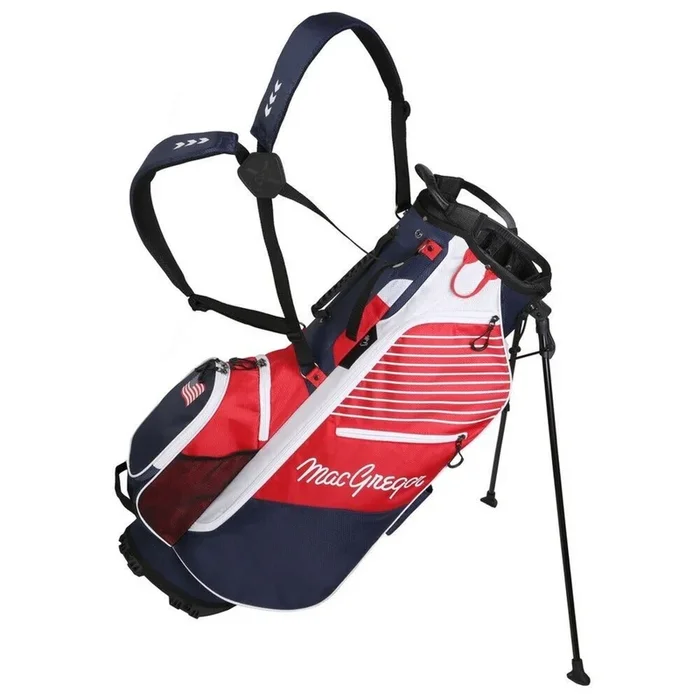 MacGregor Golf VIP 14 Divider Stand Carry Bag, USA Flag