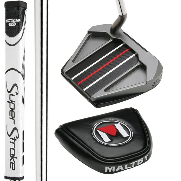 Maltby KE4 MAX Gry/Blk Putter Pak – 1″ Carbon Hosel