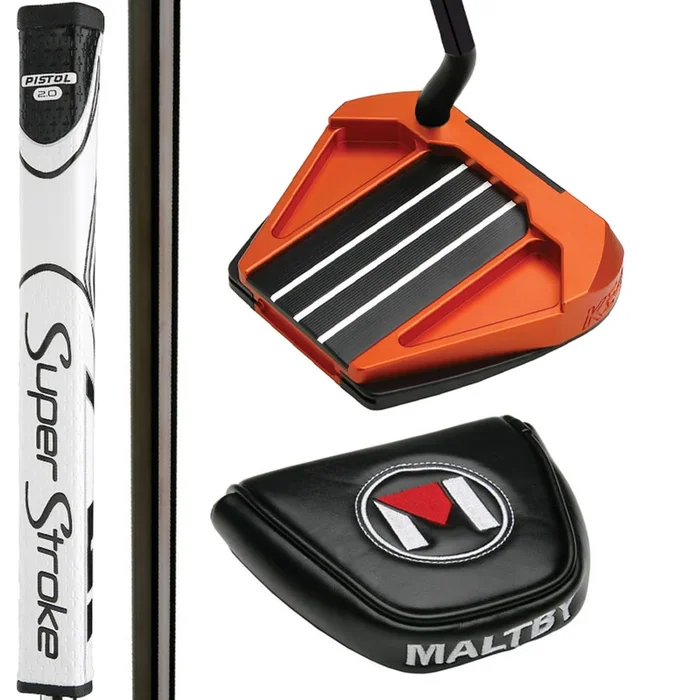 Maltby KE4 MAX Org/Blk Putter Pak – 1″ Hosel