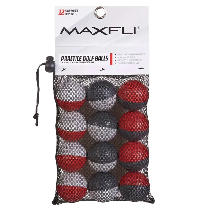 Maxfli 12 Dual Color High Impact Foam Balls – MX639
