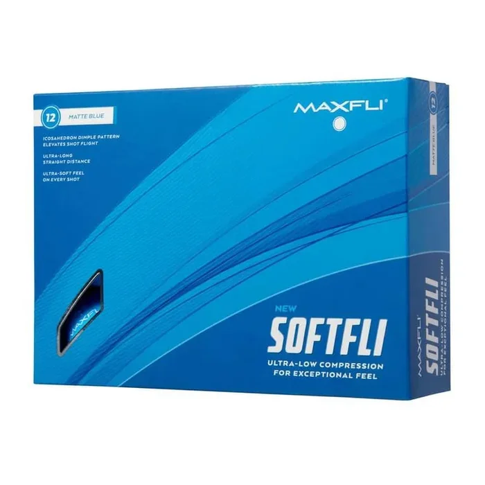 Maxfli 2023 SoftFli Matte Golf Balls Blue
