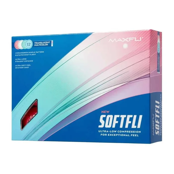 Maxfli 2023 SoftFli Matte Golf Balls-Mix