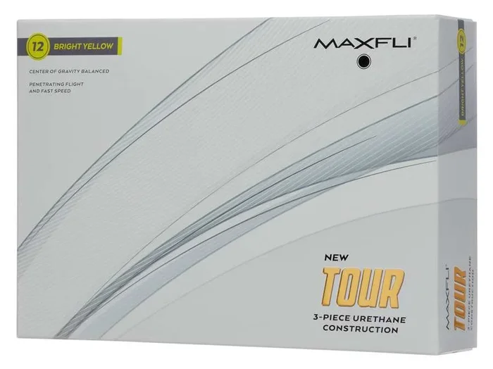 Maxfli 2023 Tour Yellow Golf Balls