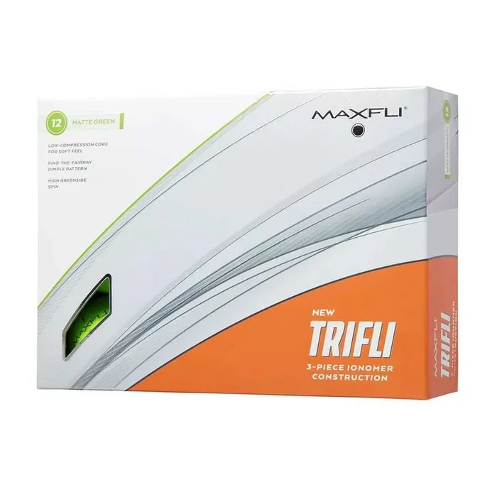 Maxfli 2023 TriFli Golf Balls – Matte Green