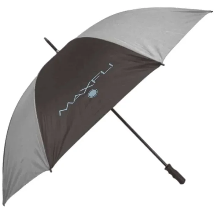 Maxfli 62 Inch Dual Canopy Gray Umbrella