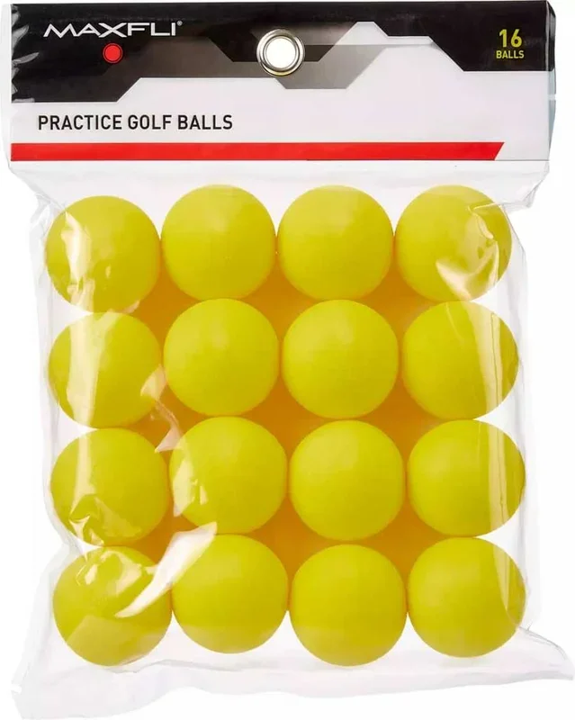Maxfli Basic Yellow Foam Balls – 16 Pack