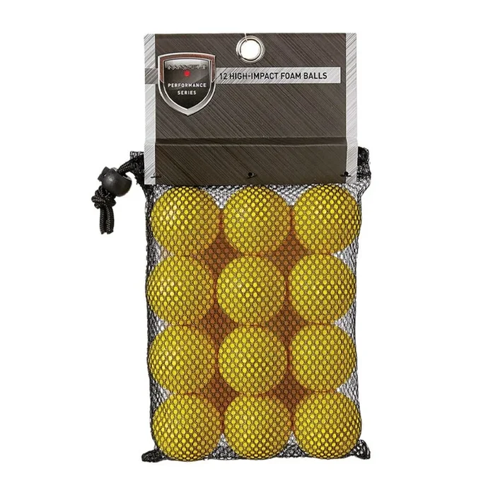 Maxfli Performance Series High-Impact Foam Practice Balls – 12-Pack
