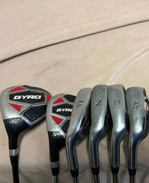 Men’s Ray Cook Gyro Right Handed Clubs (Full Set) Uniflex 6 Pieces (Used)