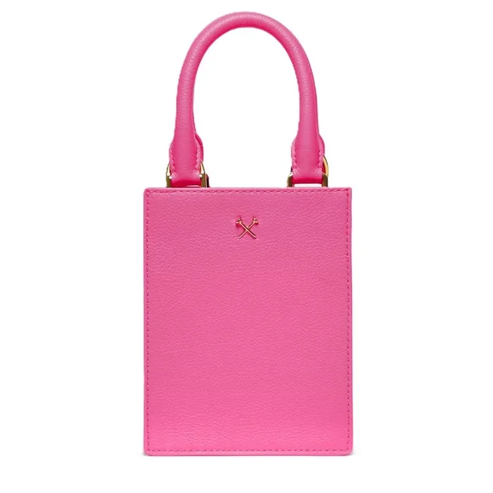 Metal Tees Leather Mini Tote Bag
