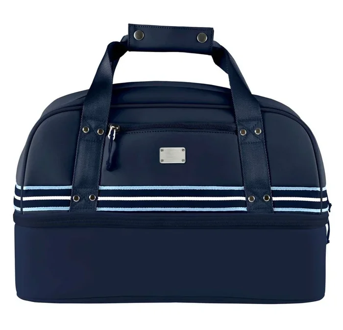 Mid-Stripe Boston Bag