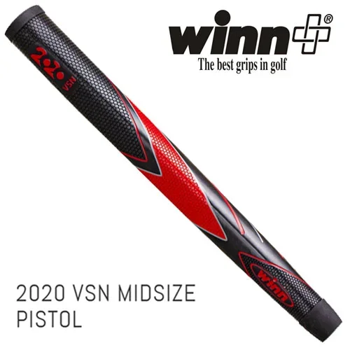 Midsize – Winn VSN Excel Midsize Red/Black Pistol Putter Grip