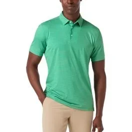 Mizzen+Main Versa Golf Polo – Golf Green Tee Time