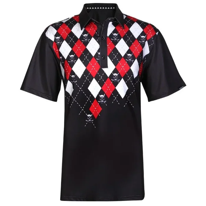 Monster Cool-Stretch Golf Shirt | Black