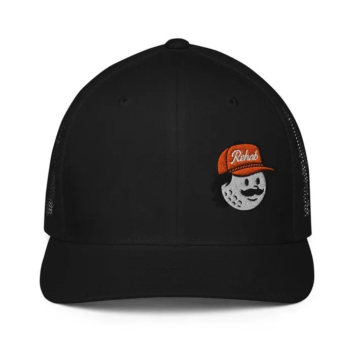 Mullet rehab Closed-back trucker cap