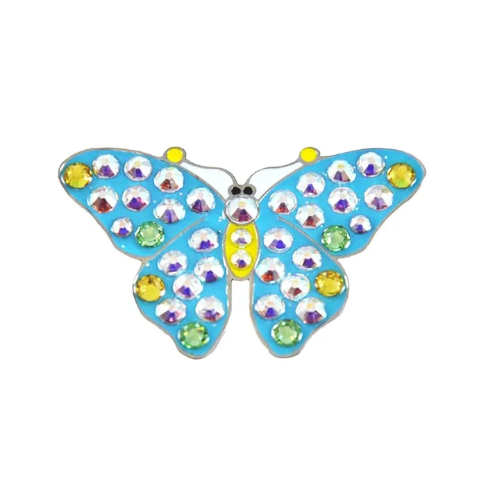 Navika: Ball Marker & Hat Clip – Blue Butterfly