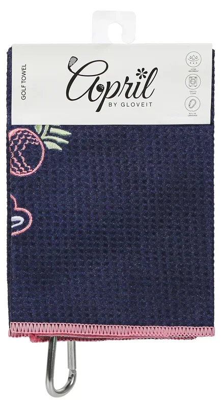 Navy April Golf Towel