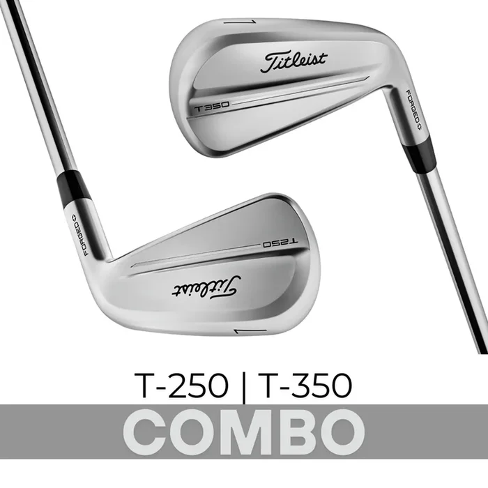 New 2025 Titleist T-250 + T-350 Combo Irons | Left Hand