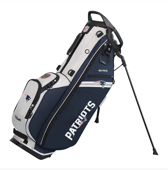 New England Patriots Wilson Stand Golf Bag