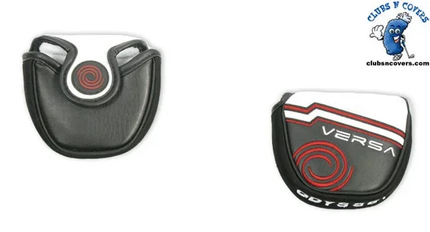 NEW Odyssey Versa MALLET Putter Headcover WHITE/BLACK
