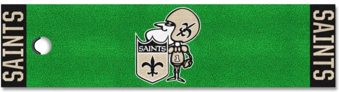 New Orleans Saints Retro Indoor Putting Mat