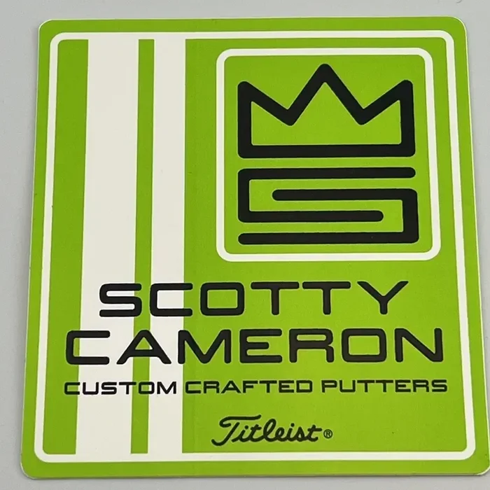 New Scotty Cameron Lime Green Hi Performance Putter Sticker Decal Titleist Large