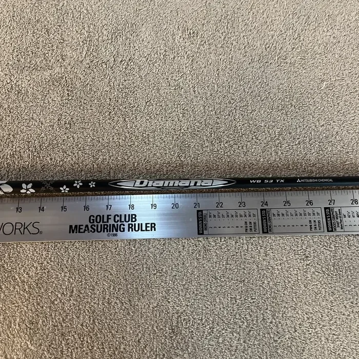 New Tour Issue Diamana WB 53 TX Mitsubishi Driver Shaft, TP Tip, Ships Today!
