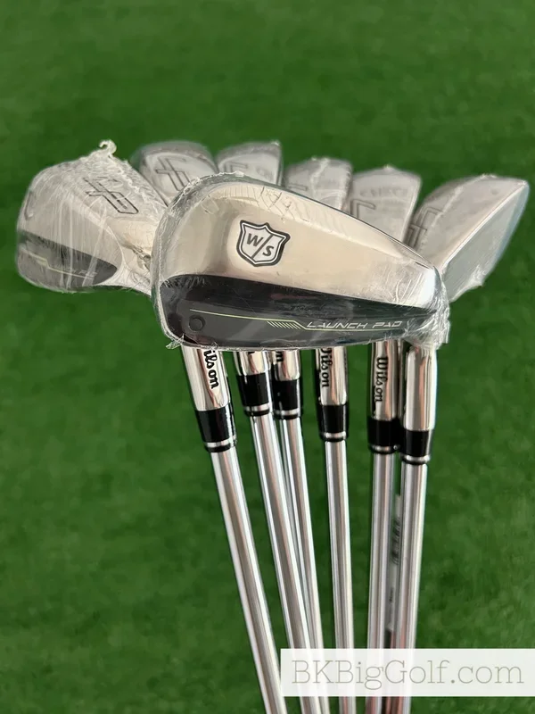 NEW Wilson Staff Launch Pad Hybrid Iron Set 5-G / KBS Max Ultralite Stiff