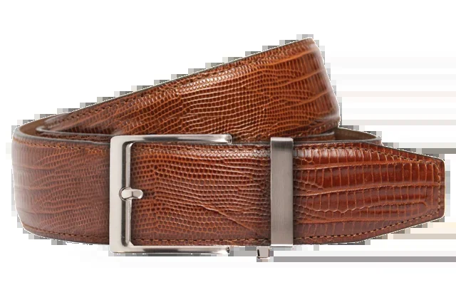 Nexbelt: Men’s Rowland Thomas Belt – Lizard Brown