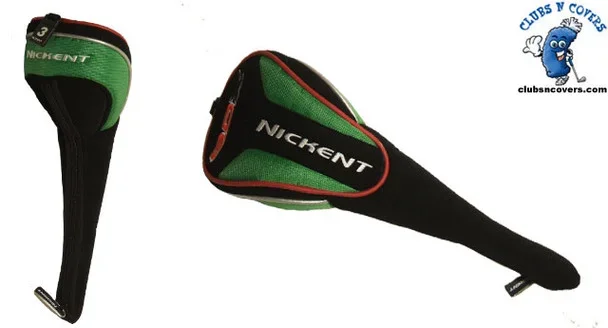 Nickent Genex 3DX Fairway 3 Wood Headcover 2006 GREEN/BLACK
