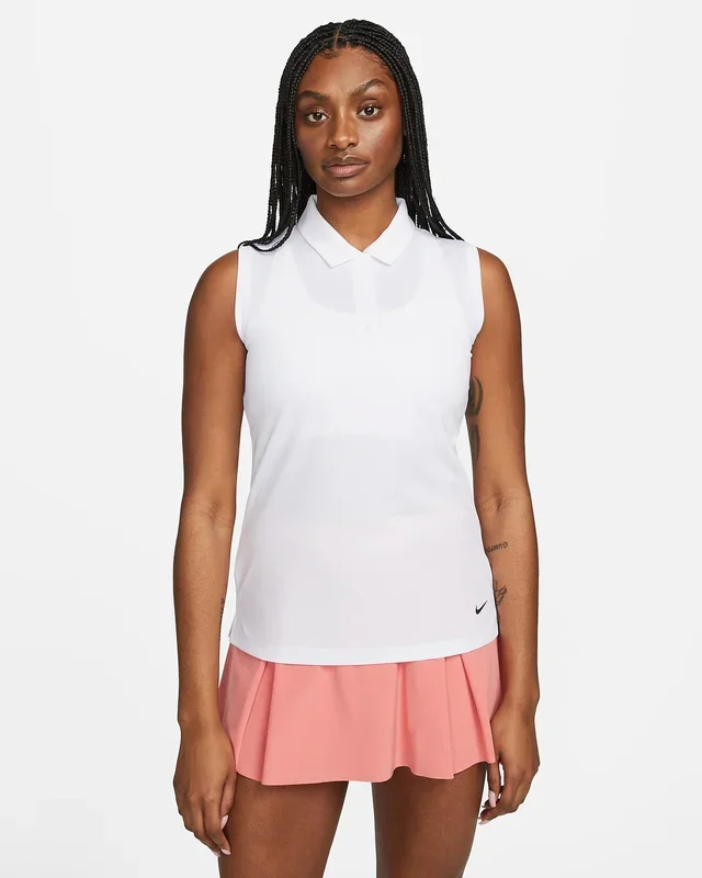 Nike Dri-Fit Victory Womens Sleeveless Golf Polo