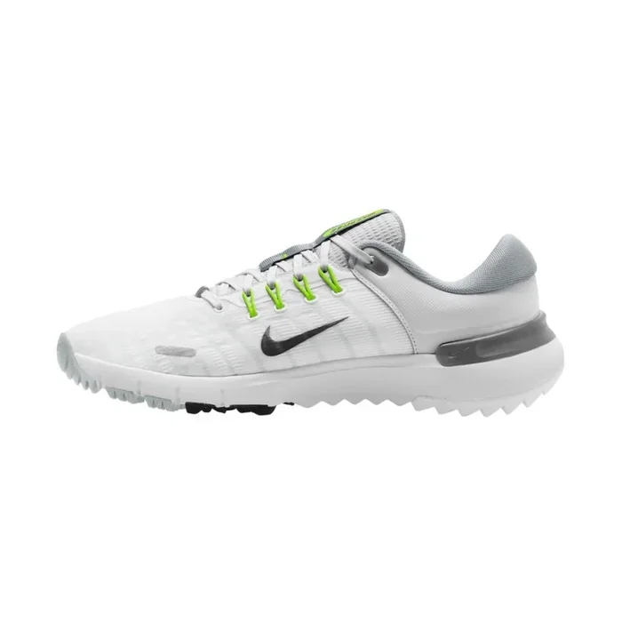 Nike Men’s Free Spikeless Golf Shoes 24 – White/Black/Pure Platinum