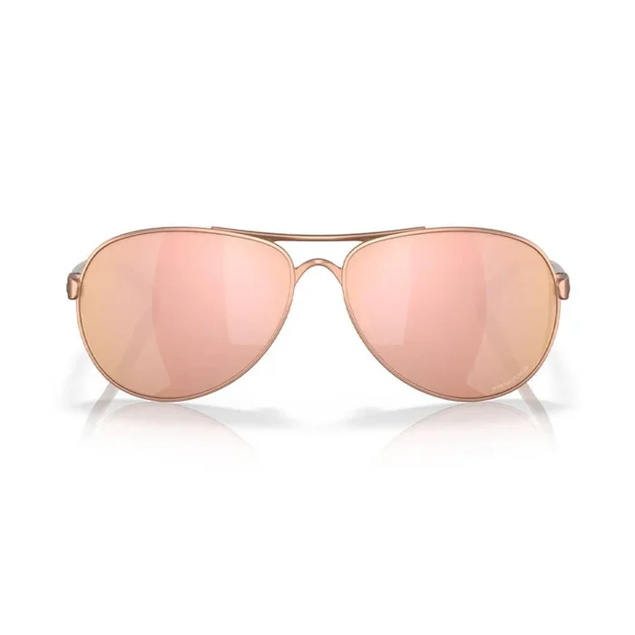 Oakley Women’s Feedback Sunglasses – Satin Rose Gold/Prizm Rose Gold